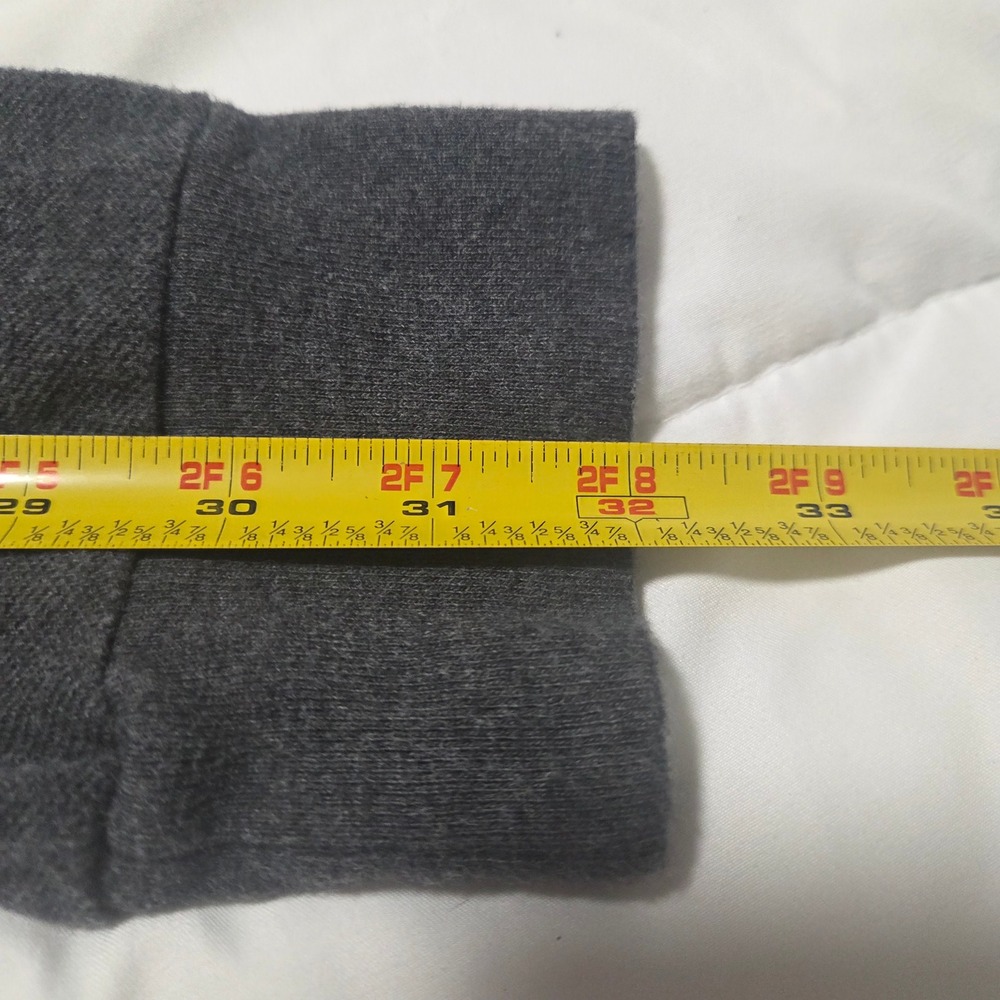 Polo Ralph Lauren Mens XL Charcoal Grey Long Sleeve Pique Polo Shirt RL16 Logo - Picture 10 of 10